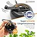 AUTDOOR® Wäscheleine ausziehbar, mit praktischer Kurbel - Extralange 10m Schnur - Perfekt für Camping & Reisen (Schwarz/Grau)