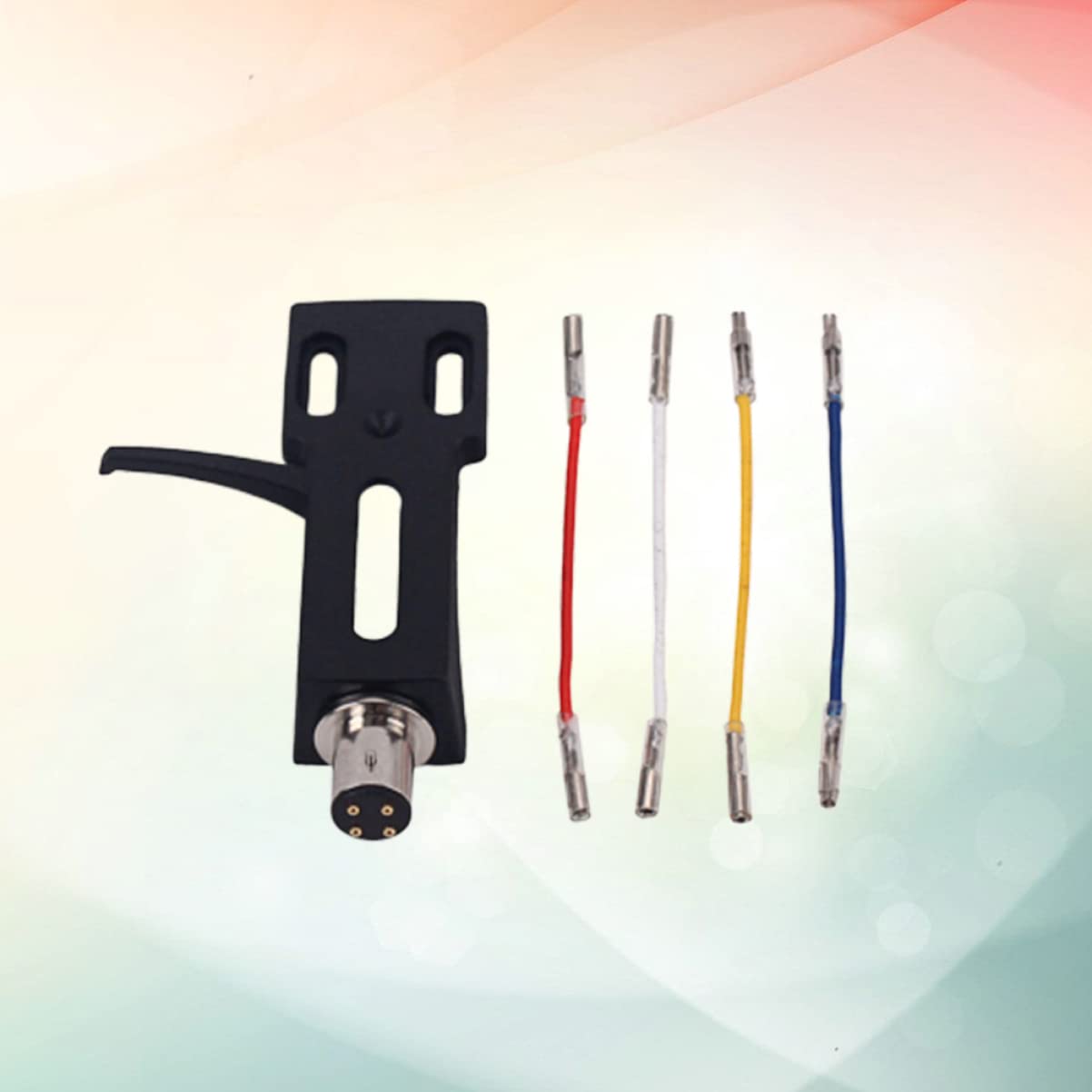 BESTonZON 3 Sztuk Drut Rysika Samochodowy Kosz Na Śmieci Czarny Atrament Haedshell Headshell Gramofon Dyfuzor Samochodowy Pusty Gramofon Headshell Do Montażu Na Rysik Gramofon Headshell