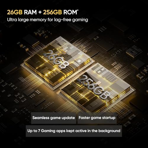 Image of realme 13+ 5G (Victory Gold, 8GB RAM, 128GB Storage) | Dimensity 7300 Energy | 6.67 inch FHD+ AMOLED 120Hz Display | 50MP Sony LYT-600 OIS + 16MP Selfie | 5000mAh | 80W Ultra Charge | Android 15