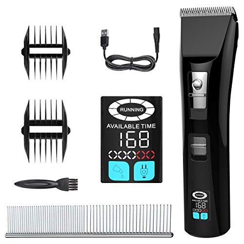 AceLife Tagliacapelli Professionale,Uomini e Bambini Macchinetta per Capelli Tagliacapelli Elettrico Rasoio Ricaricabile,Tagliacapelli e Rasoi per il Corpo,Schermo LCD Rifinitore Rasoi Multifunzione