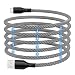 Produktbild Magtame Magnetisches USB C Kabel, USB A zu USB C Kabel, 1M USB C Ladekabel Schnelllade-Ladekabel Kompatibel mit Samsung Galaxy S21 S20 S10 S9 S8 Plus, Note 20 10 9 8, LG V50 V40 G8 G7