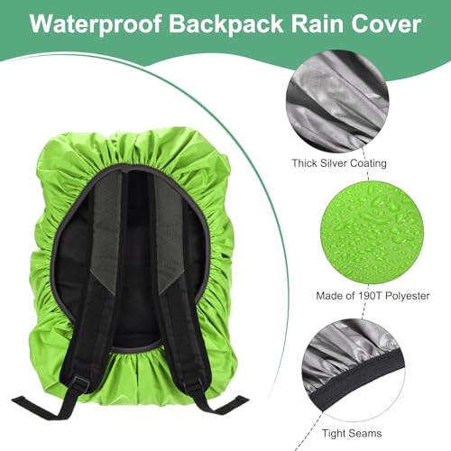 Housse de pluie pour sac à dos 40-50L M METERXITY verte