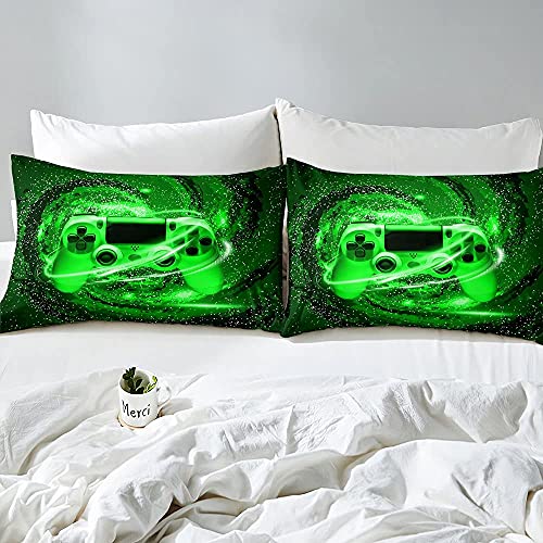 Parure de lit jeu vidéo microfibre douce - Housse de couette design galaxy