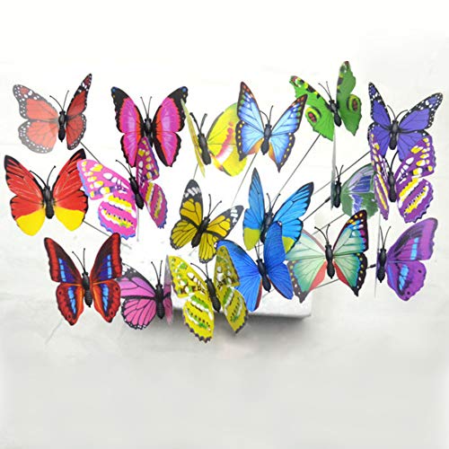 Liuqingwind 1944813-GARDENDECOR Decorative Garden Butterfly Stakes 10Pcs/Set Simulation Butterfly Stick Outdoor Garden Flower Pot Decor Ornament thumb #2