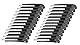Westcott E-84002 00 Cutter Professional Klinge, 9 mm, Kunststoffgehäuse mit Soft-Grip, 24 Stück, grau/schwarz