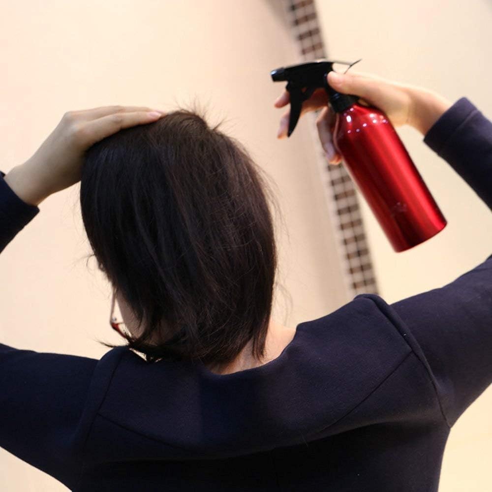 overaovera Water Sprinkler H2O Spray Bottle - Metal Hairdressing Water Blow Can Water Mister Spray Bottle for Plants Flowers Washing Vegetables, Spray on Plants, Hair Wash
