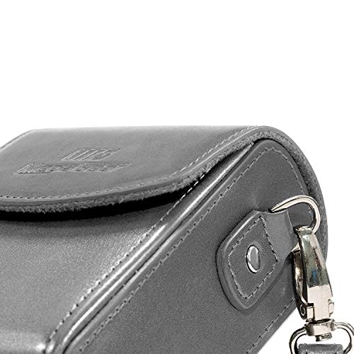 Funda de cuero para cámara MegaGear con correa miniatura 6