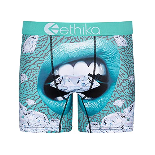 Ethika Mens Mid Boxer Briefs Tiff Diamond (Assorted, Medium) Amazon