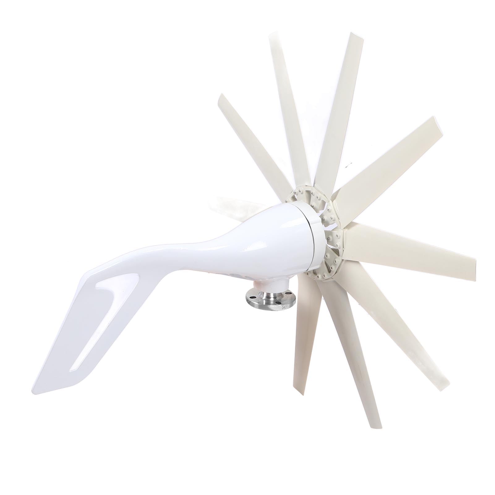 YWBL-WH Kit Generatore Eolico da 400 W, Pale in Fibra di Nylon Leggere, Regolatore di Carica MPPT, per la da Diporto per e Fattoria Domestica (DC12V)