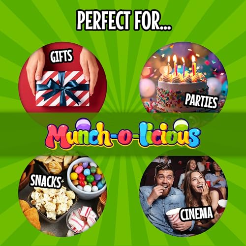 Munch-o-licious gefriergetrocknete Süßigkeiten 100 gramm - Exklusive Sammlung von Amerikanischen Sweets bis zu UK Delights - Freeze Dried Candy - Nostalgie Süßes