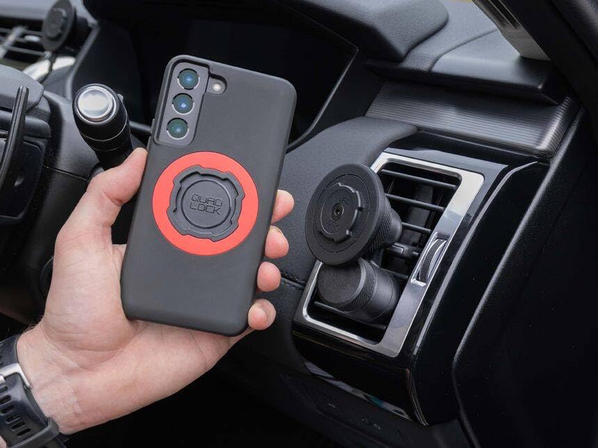 Quad Lock Magワイヤレス充電ヘッド+エアベントマウント（セット売り） ワイヤレス充電ヘッド MAG対応｜クアッドロック