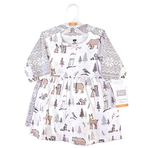Image of Hudson Baby Girl's Cotton Dresses