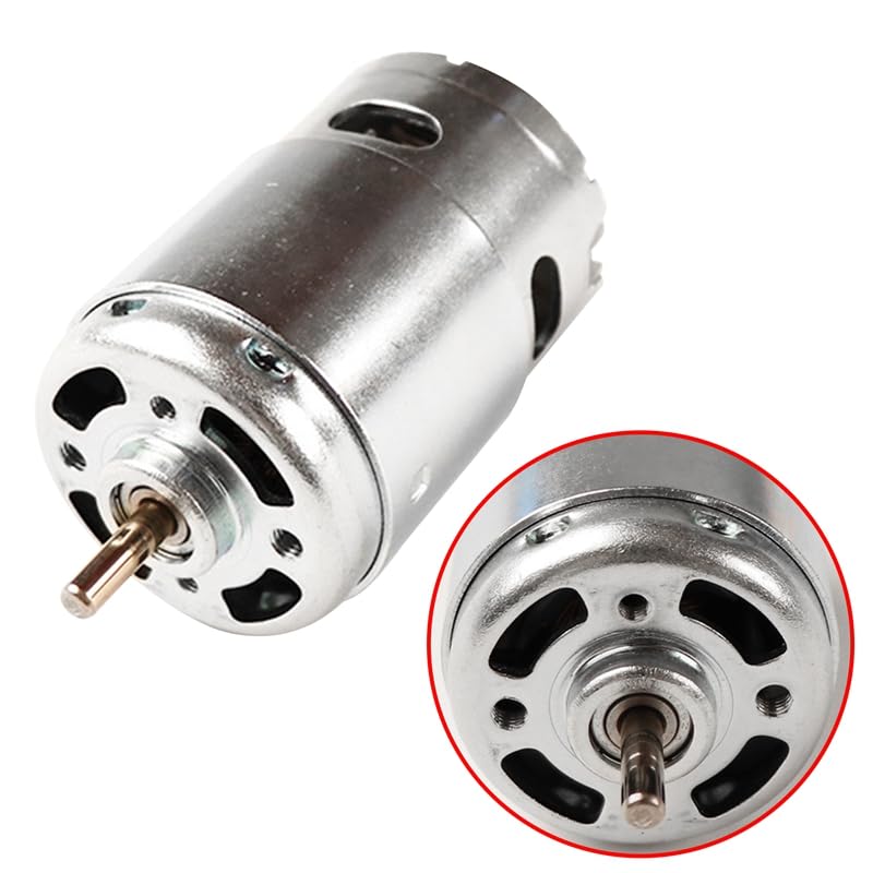 895 DC Motor 24V Power Wheel, Milling Machine Mini DC Motor Ball Bearing 12-24V - (Voltage(V): 3V)