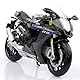 TOKAXI 1/12 Maßstab Yamaha YZF-R1M Diecast Spielzeugmotorräder, Yamaha Motorradmodell, R1 Motorrad-Spielzeug Geschenke für Jungen und Mädchen