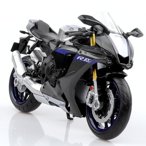 TOKAXI 1/12 Scale Yamaha YZF-R1M Diecast Toy Motorcycles,Yamaha Motorcycle Model,R1 Motorcycle Toy Gifts for Boys Girls