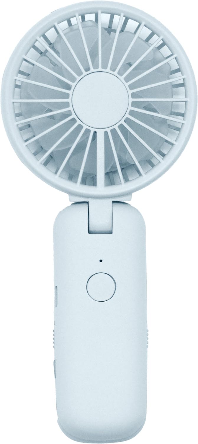 Amazon.co.jp: Wブレードハンディファン (ブルー) : ホーム＆キッチン