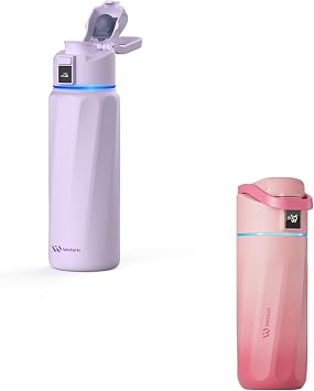 WATERH Boost 32 oz Bottle Purple + Boost16 oz Bottle Pink Bundle