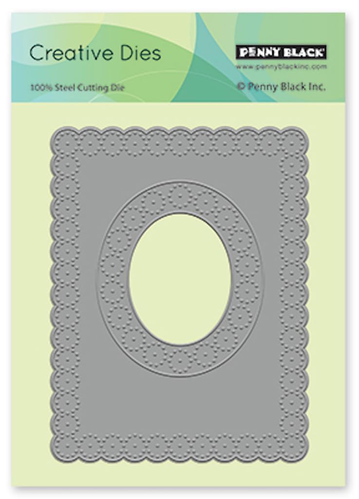 Penny Black Creative Cutting Dies - All-in-One Oval 51-815