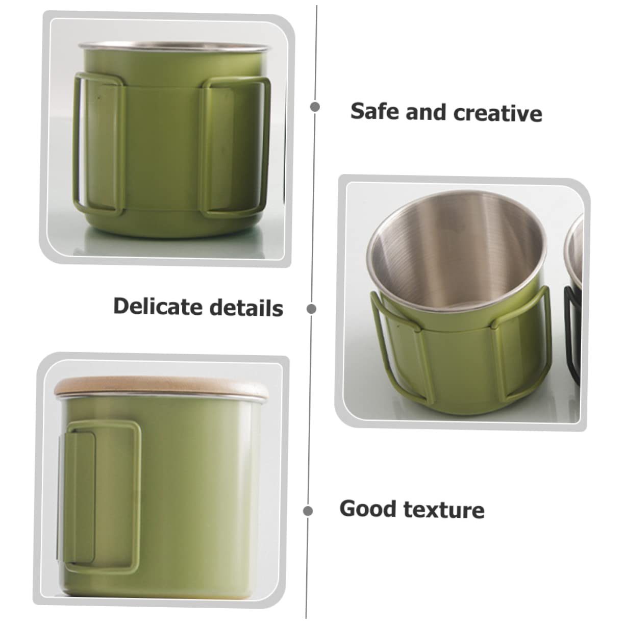 Toddmomy 4 Tazas Para Acampar Al Aire Taza Para Fogata Tazas De Café Para Acampar Botella De Cuello De Cisne Taza De Camping Esmaltada Tetera Para Acampar Jarra De Café Frío
