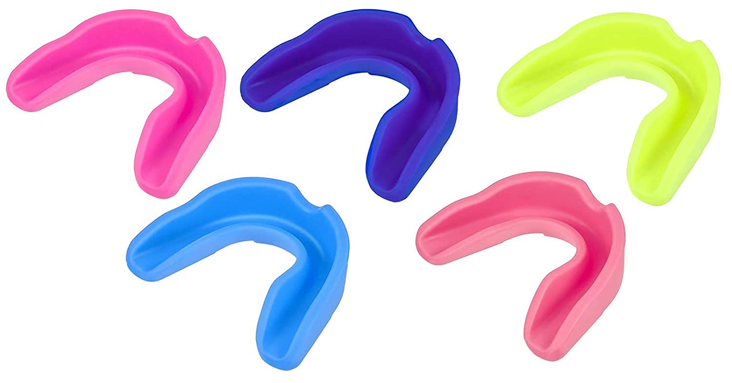 CRUXFITT Multicolor Mouth Guard/Gum Shield - for Boxing, MMA, Rugby, Muay Thai, Hockey, Judo, Karate Martial Arts and All Contact Sports (Multicolour Pack of 5) (B09GMPC5L7) Amazon Price History, Amazon Price Tracker