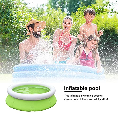 FINFFON Aufblasbarer Schwimmkiddie Pool 122x35cm Runde Schwimmbäder über dem Boden aufblasbarer Pool for… – Bild 5