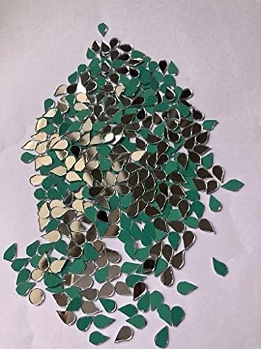 Kavya Fashion Teardrop Shape Mirror kit for Jewellery Making,Other Craft Work (Total-200 Pieces) Free Fabric Glue Cone (Teardrop Shape)