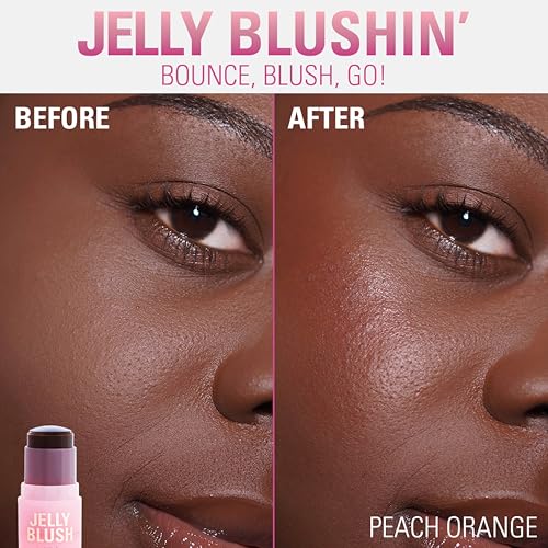 Image of Revolution Jelly Blush Stick Lip & Cheek Stain, Peach Orange