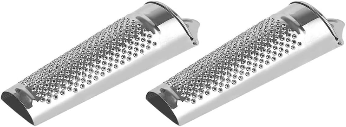 2pcs Stainless Steel Multi Functional Nut Grater for Home Kitchen