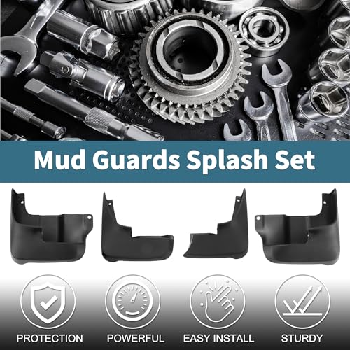 Image of Mud Flaps Splash Guards for Toyota Sienna 2004-2010 Front & Rear Mud Guards W /Mount Accessories
