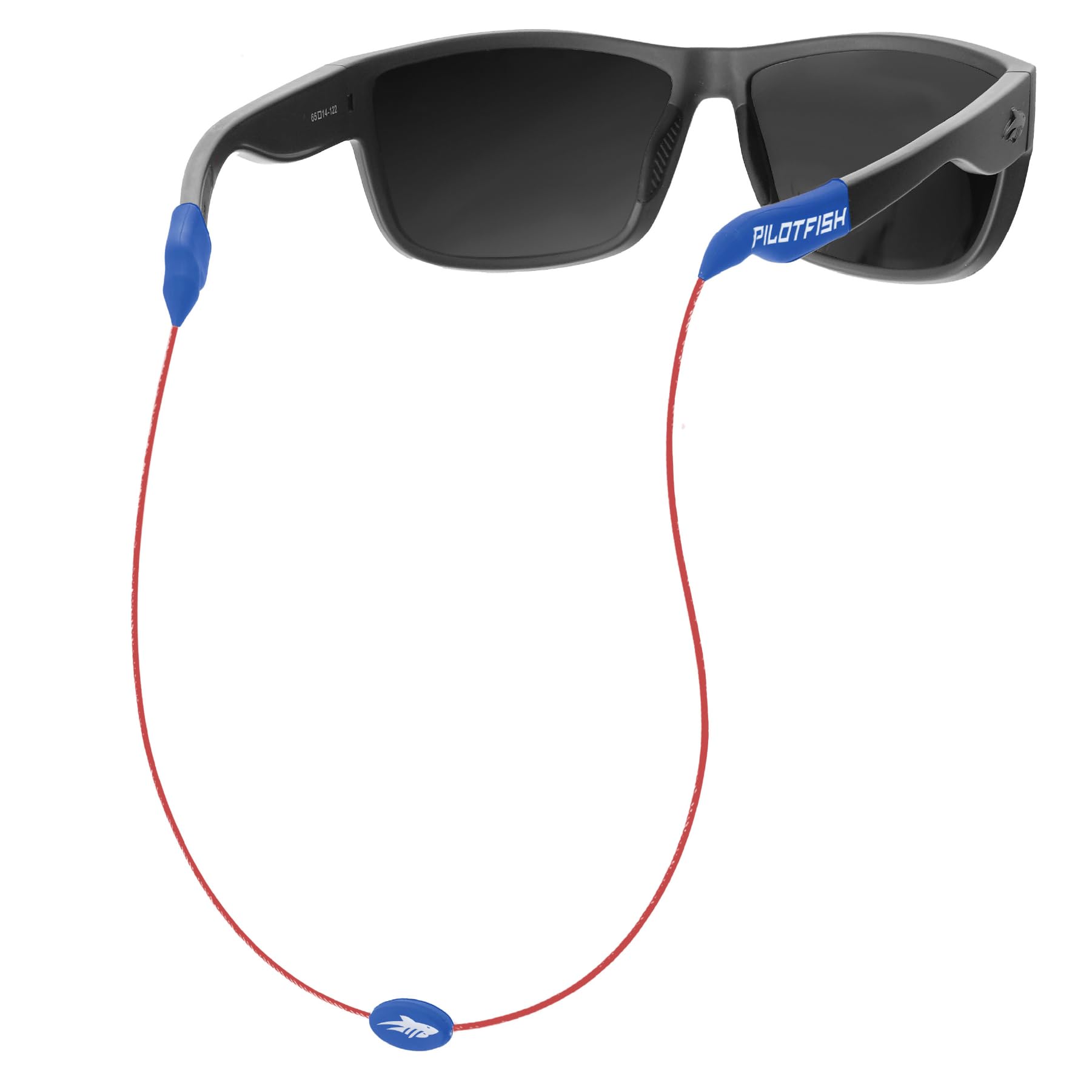 Pilotfish Wire Sunglasses Strap, No-Tail Eyewear Retainer for Glasses, Secure Eyeglass Holder for Sports and Outdoors