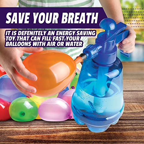 Water Balloon Pump With 250 Balloons Included - 3 In 1 Air And Water Balloon Inflator Filler Super Easy To Use For Summer Days #TOP1