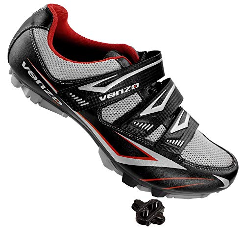Venzo Cycling Bicycle Cycle Mountain Bike Shoes Men - Compatible with Shimano SPD