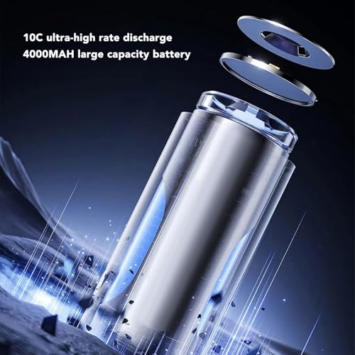 Yunir Compressed Air Duster, 150000RPM Violent Turbo Fan, 1400g Thrust Electric Air Duster Blower - Image 3