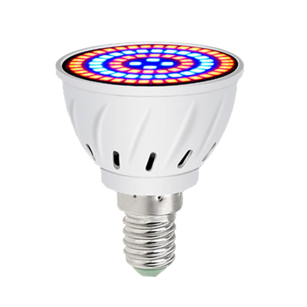 Veesper 48-LED Full Spectrum Plant Grow Light Bulb, LED Grow Light for Indoor Plants, 220V Spectrum for Flowers, Seedlings & Vegetables, Plant Lights Indoor, E14