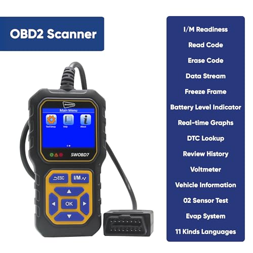 Lector de código de problemas OBD2 Streetwize para apagar la luz de mal funcionamiento 2