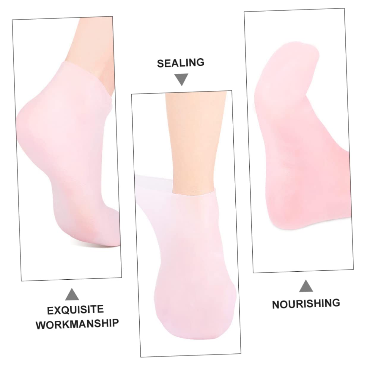 ARTSEWPLY 1Pair Moisturizing Dry Socks for Cracked Feet Sebs Foot Skin Socks Comfortable Cushioning Protection for Toes for Daily Use