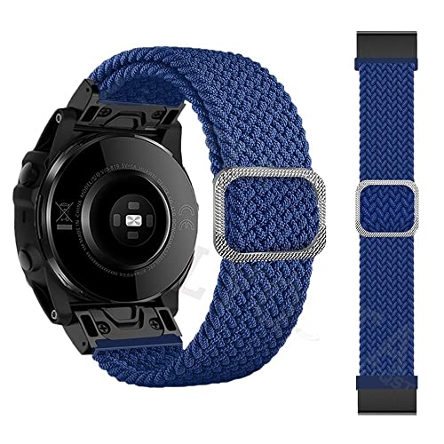 Bracelet montre 22 mm 26 mm nylon ultra résistant et respirant pour Fenix 7 6X Pro