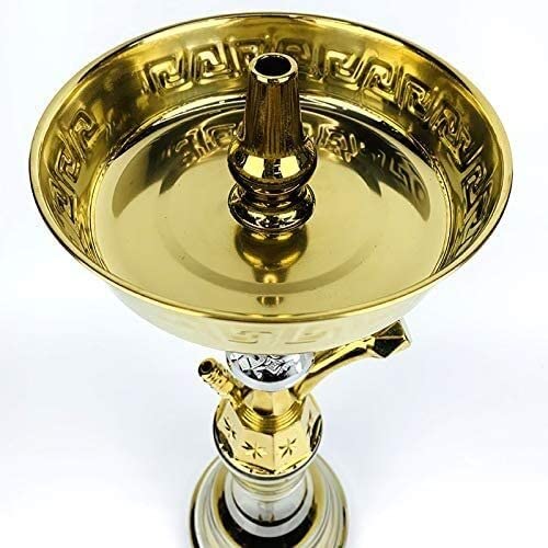 LSZ Shisha-Set 1 Schlauchhaken-Set, Metall- und Glashukahn Einfach, robuste und dauerhafte Huka zu zerlegen Shisha-Set – Bild 3