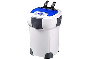 HW-3000 UV 9W 5-Stage External Canister Filter 793gph, White