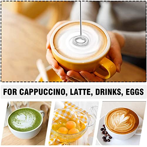 WPHGS Mildeo manual Fretro de mano Leche de mano Frother Café eléctrico Fabricante de espuma Cremoso Leche de espuma… - Imagen 5