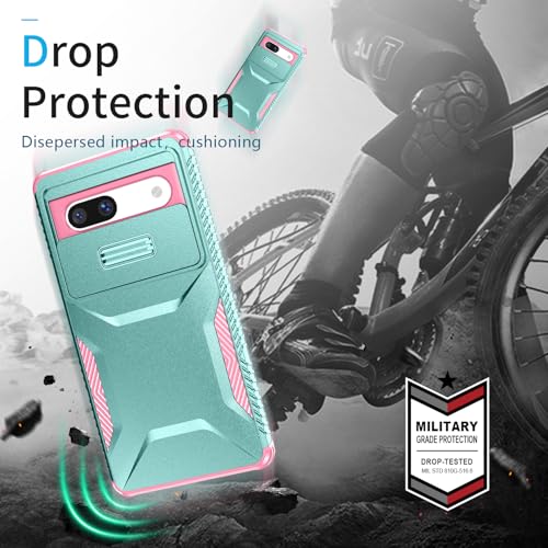 Coque Pixel 7A antichoc verte idéale pour le sport et les loisirs - 7