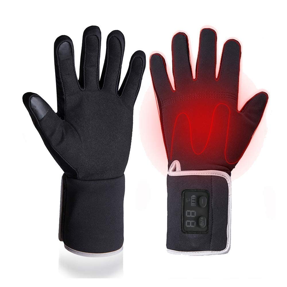 Gants chauffants pour vélo et sports de plein air confort thermique en hiver de 3 à 6 heures