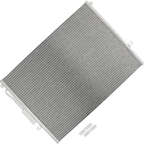 Image of Air Conditioning A /C Condenser Compatible with Jeep Grand Cherokee 1999-2003 4.0L 4.7L # 4925, CN4925PFC, 55115918, 55115918AB, 55115918AC, 55115918AE
