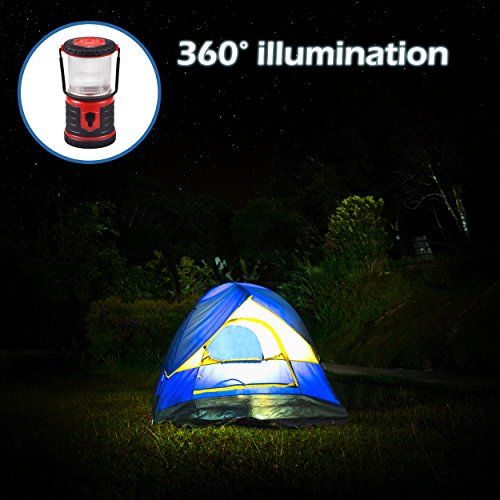 Blazin' Battery LED Rechargeable Lantern | 500 Hour Runtime | Power Bank | Storm Light (600 Lumen, Red) - Thumbnail 2