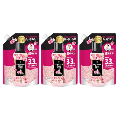 【まとめ買い】 レノア アロマジュエル アンティークローズ&フローラルの香り つめかえ用 超特大サイズ P&G × 3個