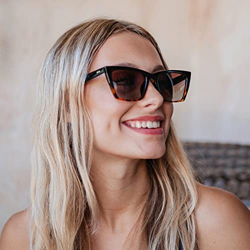 JOOX Polarized Classic Square Cat Eye Sunglasses for Women, Trendy shades with 100% UV protection2