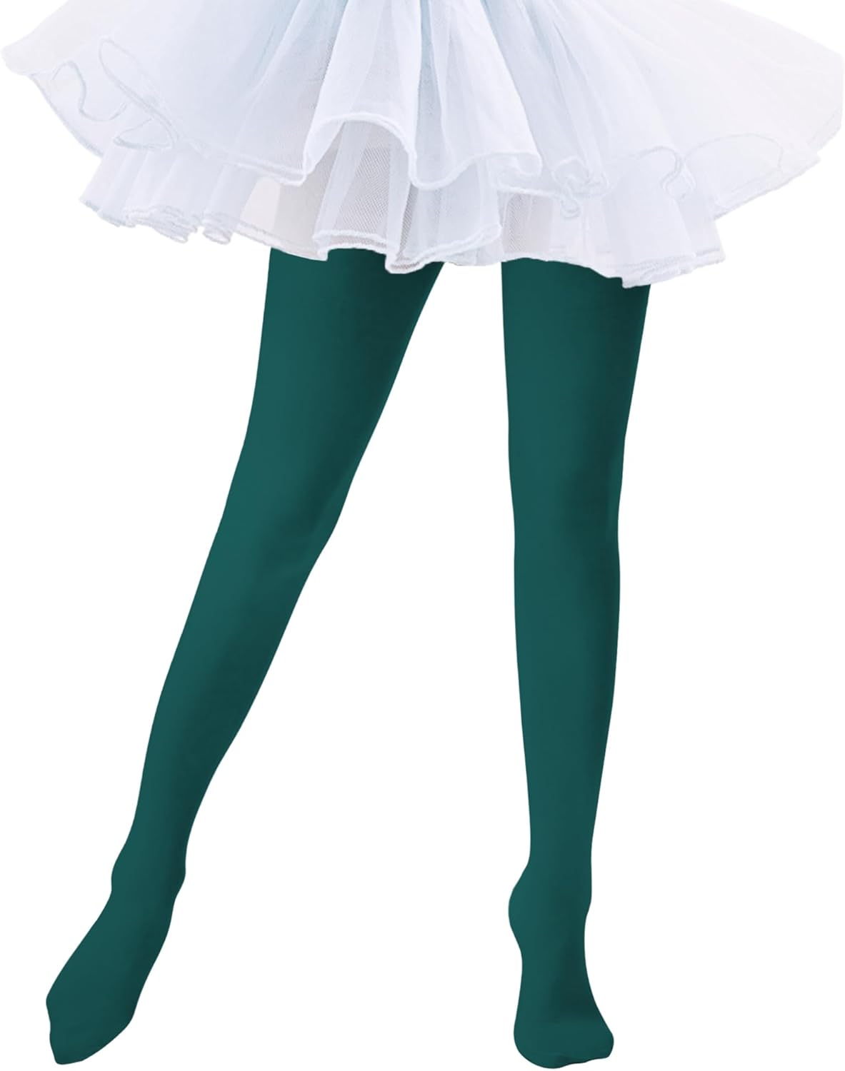UTTPLL Girls Dance Tights for Ballet Student School Toddler Footed Tights Kids Ultra Soft Semi-Opaque Stockings - Image 3