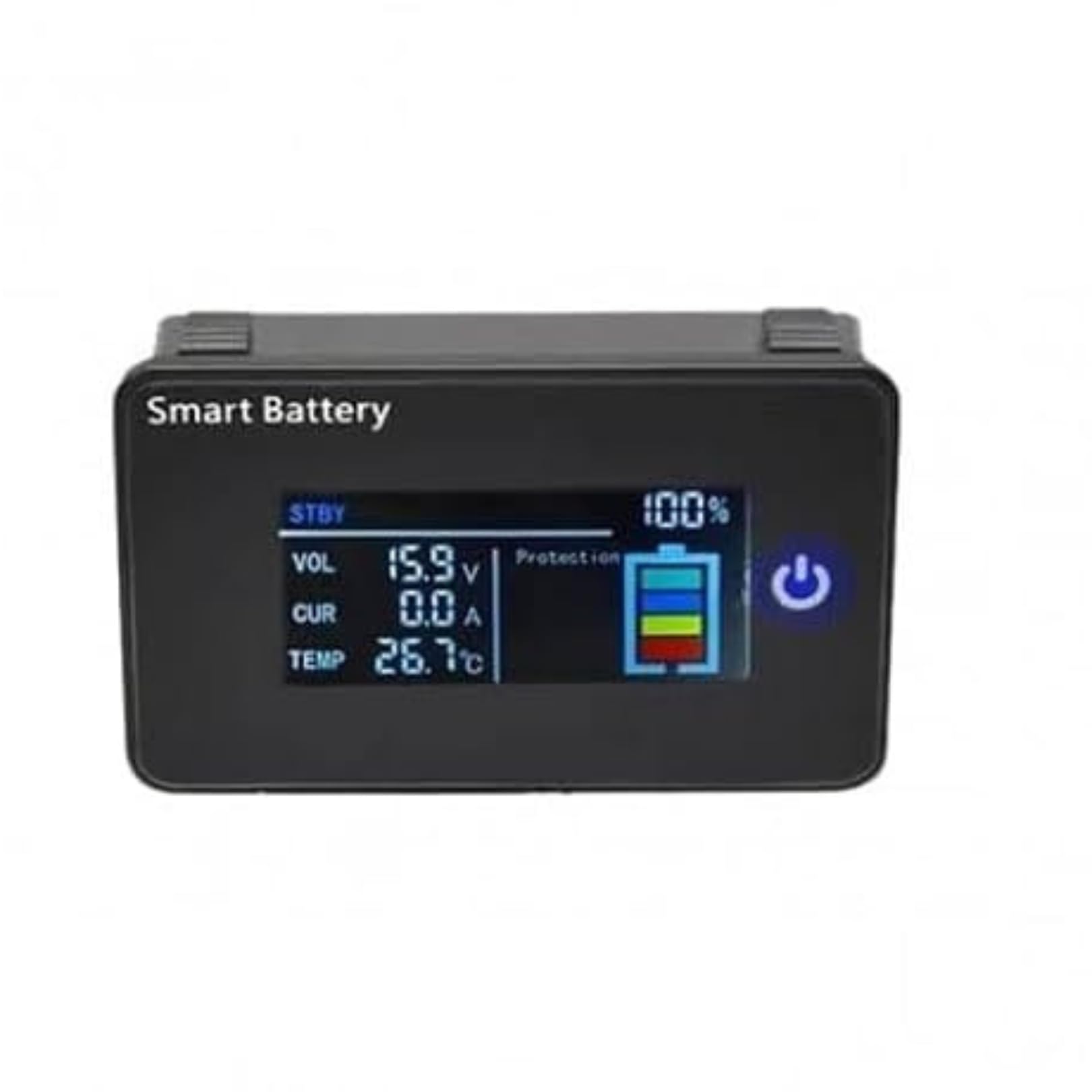 OLEIO Lithium Battery Monitor LCD SOC Display | Compatible with JBD Smart BMS | UART Communication | State of Charge Meter with Connection Cable for DIY Energy Storage (1 Pc)-picture-30