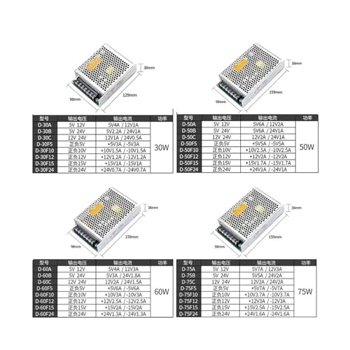 Alimentation à découpage transfo 12v double sortie de 30w - 5