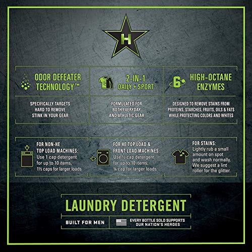Image of Hero Clean Liquid Laundry Detergent, Scent 1, 50-Fluid Ounce